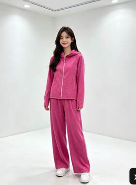 美利奴羊毛春秋户外休闲服连帽外套运动套装日常出行搭配