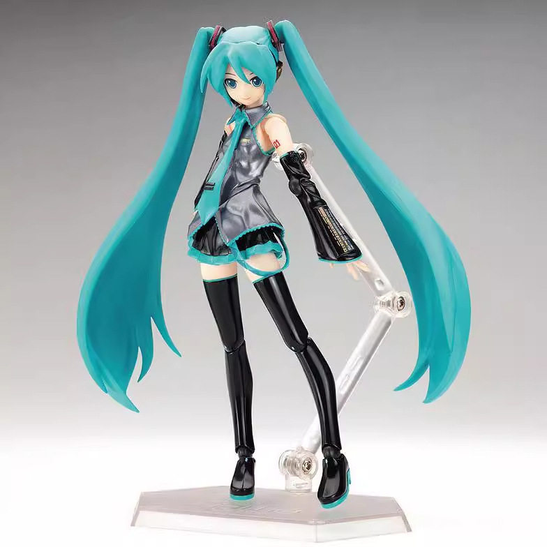 初音绿毛mikuFigma014#多姿手办摆件 未来可动动漫手办二次元