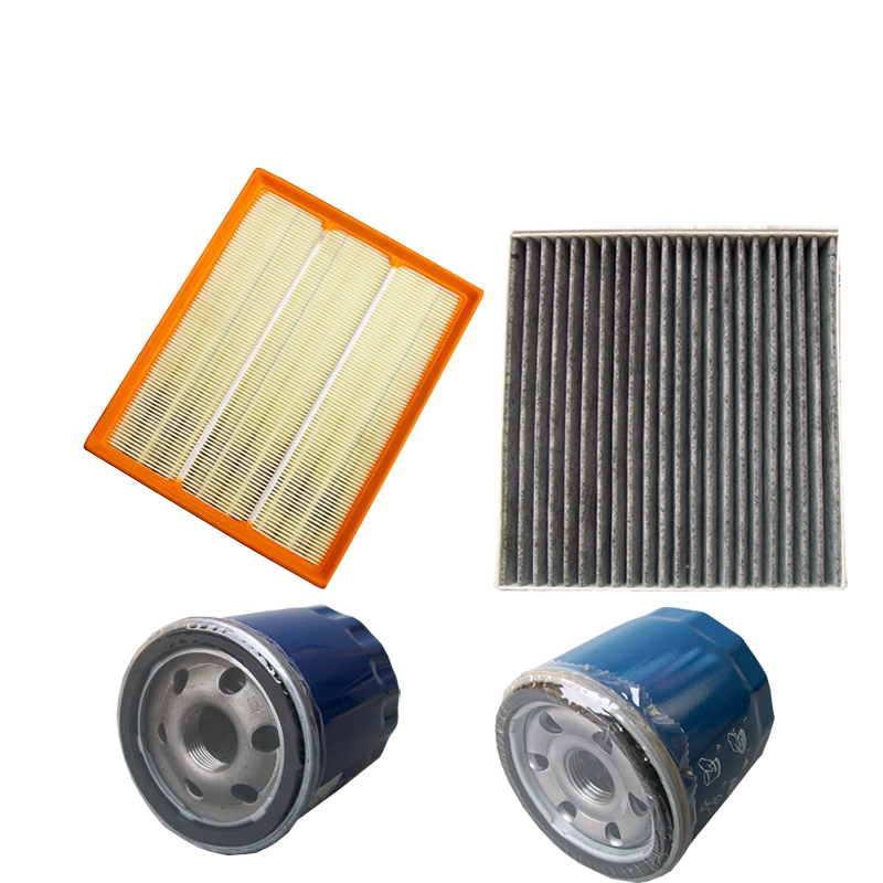 适配10-14款雪佛兰 新赛欧 1.2 1.4 空气滤芯+空调滤芯+机油格3滤