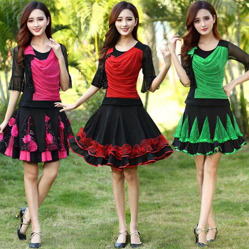 迈伦匹克官方8中老年成人拉丁舞广场舞表演舞台春夏季服演出服中|ruв категории Женская одежда, костюм/национальная одежда/театр костюм, национальная одежда/этап погрузки - от Buy2taobao.com для оказания профессиональной услуги покупки агента Taobao