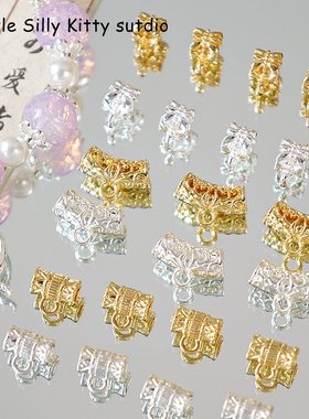 18k镀金银保色基础三通合金配件diy手工串珠手链项链饰品饰品材料