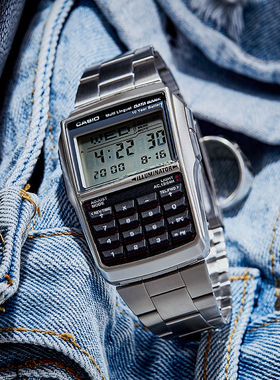 卡西欧Casio手表小方块复古计算机学生电子表DBC-32D-1A海外直邮