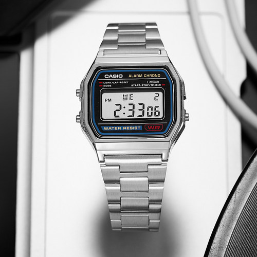 海外直邮卡西欧小方块手表