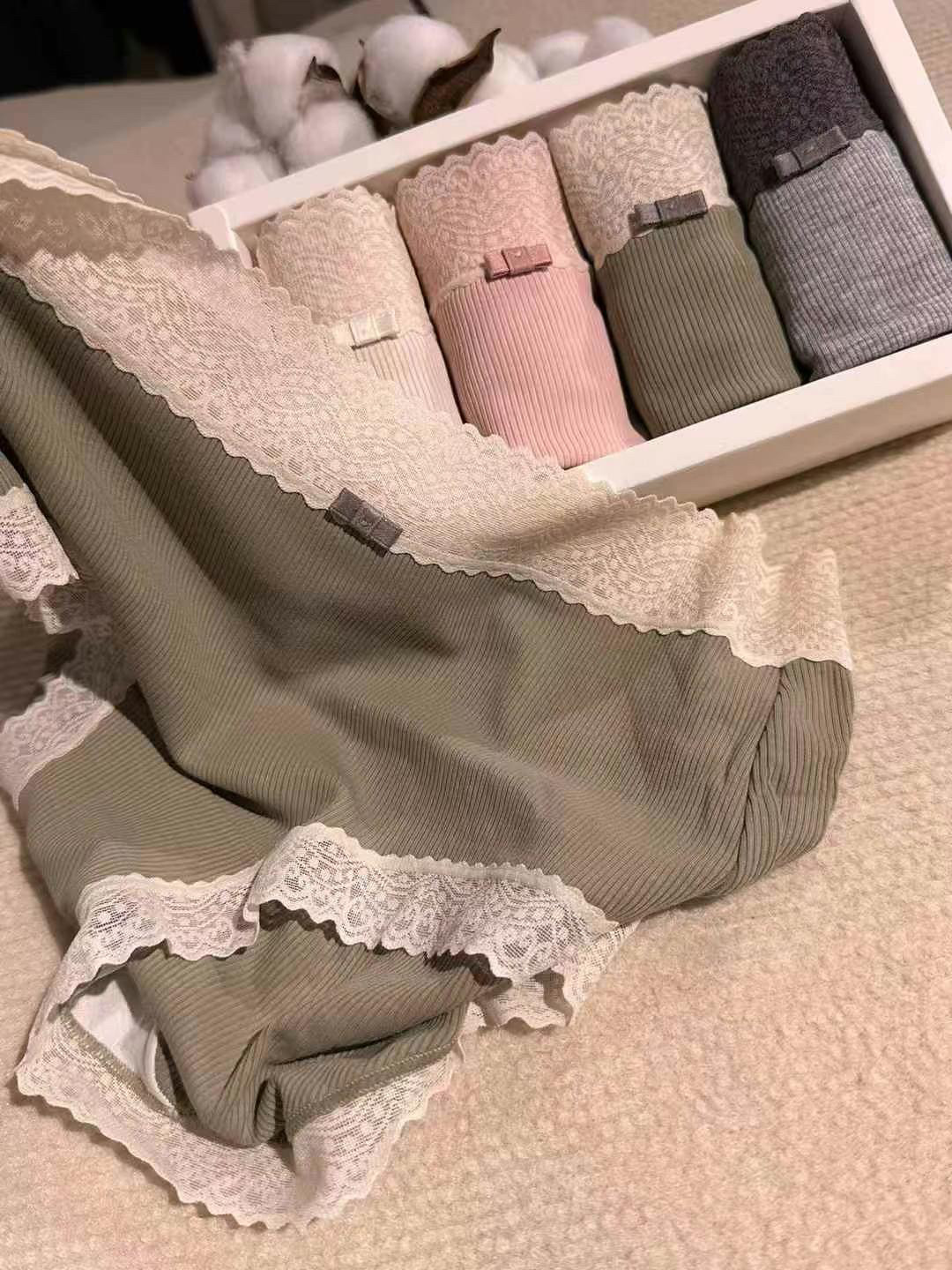 外贸出口单～女士性感蕾丝面膜超薄女内 巨舒服 巨好穿 强烈推荐