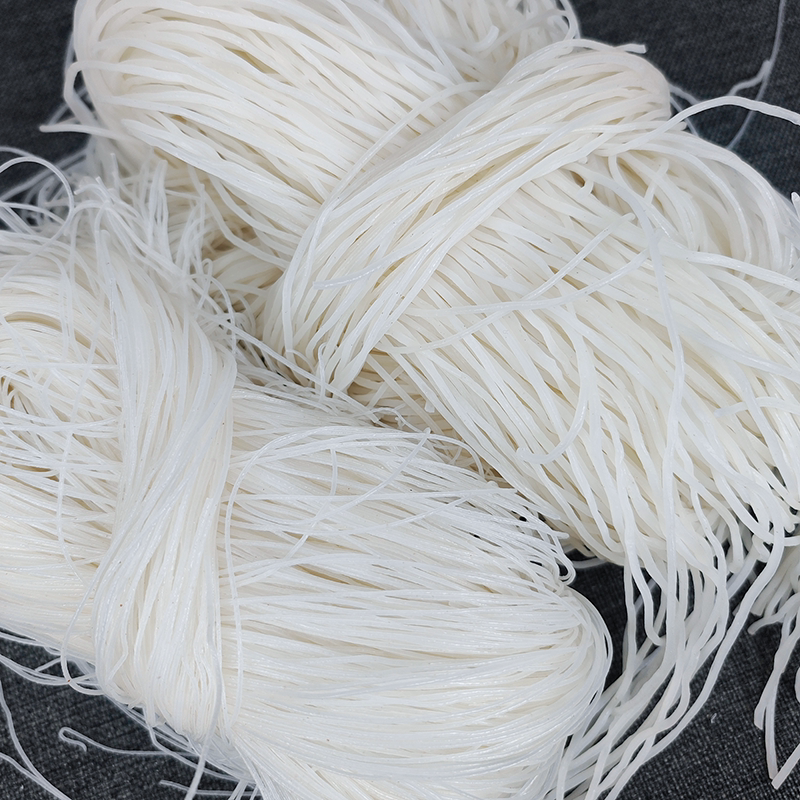 云南德宏 自制中粗米线芒市正宗软米 过手米线半干真空包装500g