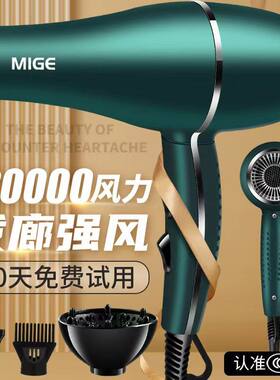 德系家用大功率3000吹风机冷热风