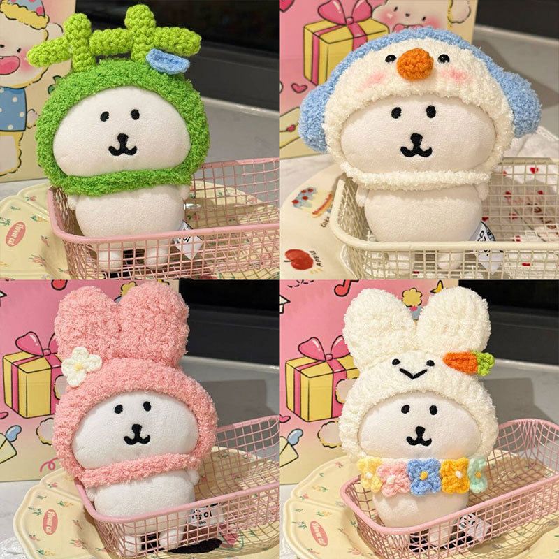 13cm自嘲熊手工帽子头套毛绒原创