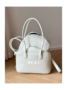 西在浙里|定制头层牛皮波士顿保龄球通勤小众包包