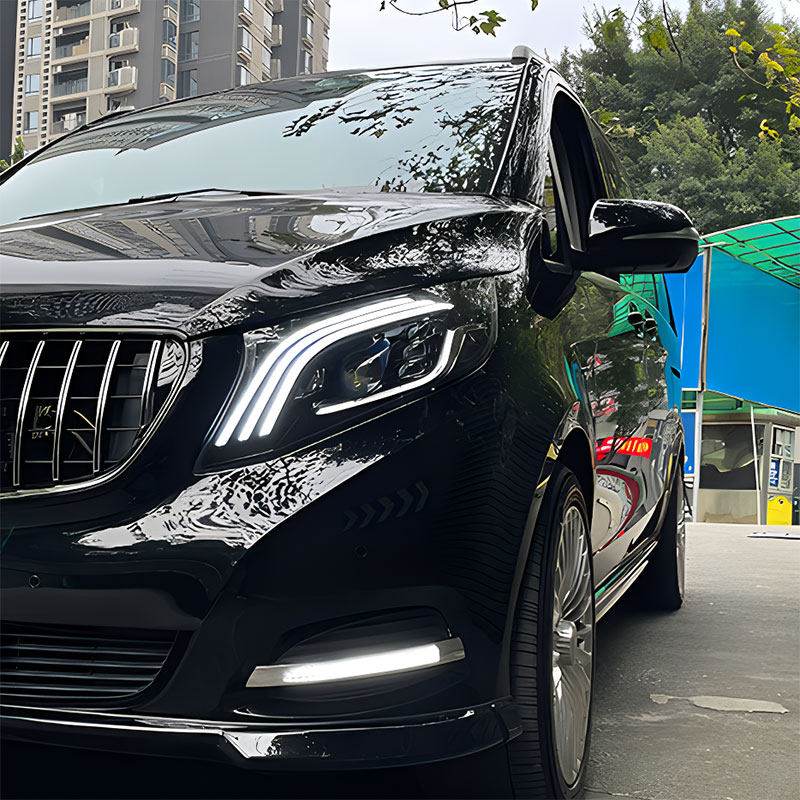 메르세데스-벤츠 VITO 수정 헤드라이트 어셈블리에 적합 VITO-CLASS V260 MAYBACH LED 주간 주행등 방향 지시등