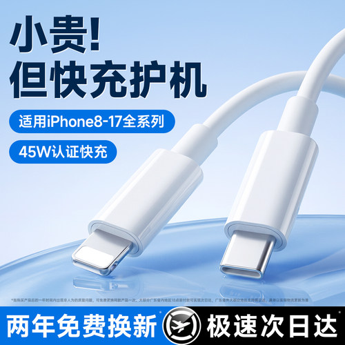 动派适用iPhonePD快充数据线