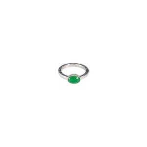 含税代购Samuel Kung jade 蓝 18K白金戒指2021新款秋冬女士