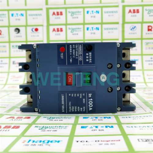 黑猫 HM60S-100/3300 塑胶外壳式断路器三相 MCCB空气开关 直流电