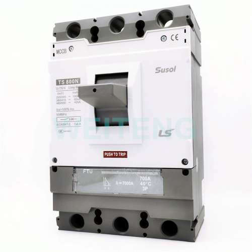 LS产电 TS800N FTU 塑壳断路器Susol空气开关3P 500V三相 700A