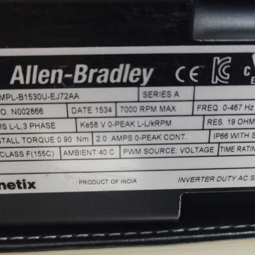 AB罗克韦尔MPL-B1530U-EJ72AA交流无刷伺服马达7000转400V