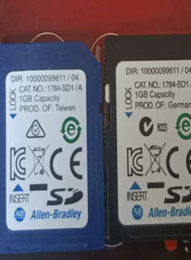 【议价】AB SD卡！1784-SD1／A 1GB 原装！外观漂亮