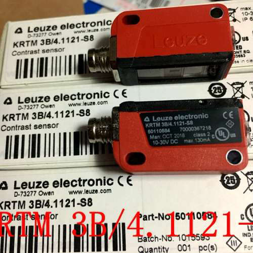 德国劳易测LEUZE色标感测器KRTM 3B/4.1121-S8 KRT3CM.L3S2/4T-M8