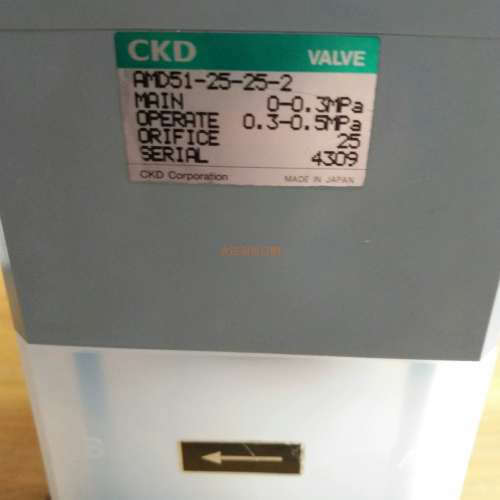 原装正品日本CKD气动隔膜阀AMD51-25-25-2药液阀PFA材质