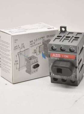 【全新原装正品】ABB 隔离开关OT16F3 ； 物料号10136389