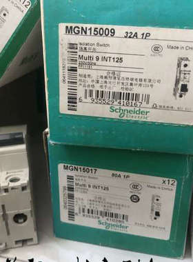 隔离开关 INT125 1P 32A 80A 库存全新 现货 详情询问客服