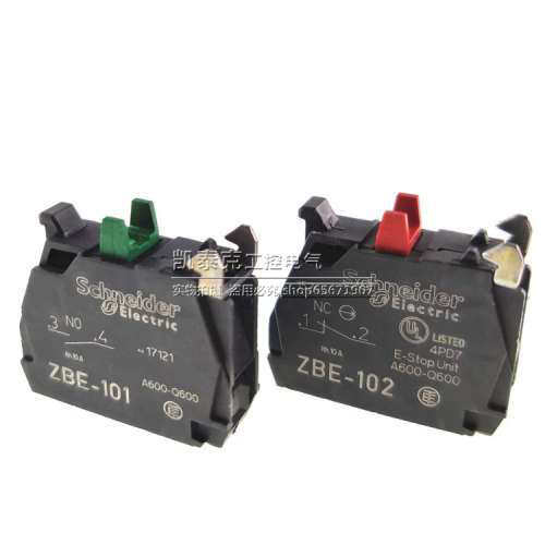 正品XB4按钮常开常闭接触点ZBE-101 ZBE-102 ZBE101 ZBE102