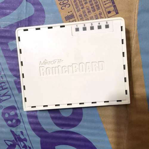 MikroTik 路由器 RB750GL 功能正常 千兆 后