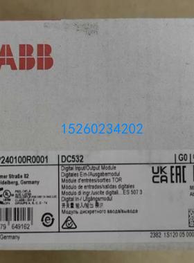 全新ABB PLC模块DC532 原装现货1SAP240100R0001  ABBS模拟量