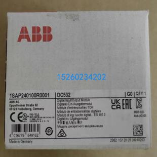 全新ABB 原装 现货1SAP240100R0001 ABBS模拟量 PLC模块DC532
