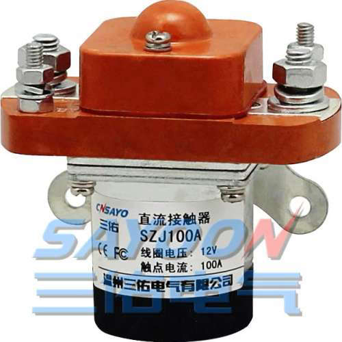 SZJ50A 100A 200A 300A 400A 600A直流接触器堆高机继电器DC24V 4