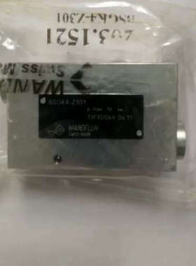 Scana阀门遥控304.224.91 WANDFLUH万福乐液压平衡阀BSGK4-Z301
