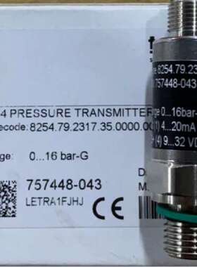 trafag 8254.79.2317 0…16bar 压力感测器议价