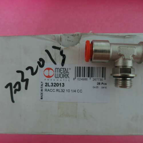 全新原装METAL WORK麦特沃克 2L32013 RACC.RL32 10 1/4CC 现货