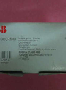 全新ABB原装正品 MS116-10 6.3-10A ISAM250000R1010 现货