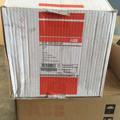 全新原装ABB Tmax塑壳断路器 T5H400 PR221DS-LSI R400 FF
