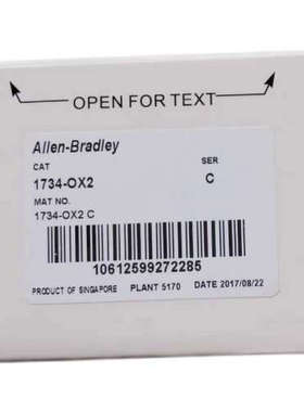 1734-OX2 原装美国AB罗克韦尔PLC模块质保一年顺丰包邮POINTIO