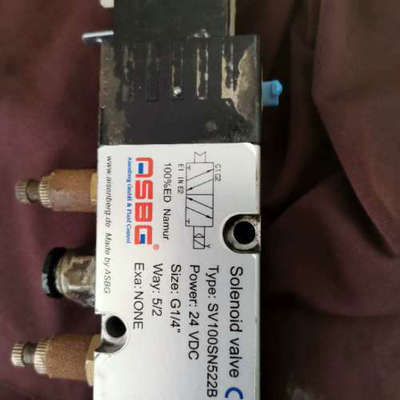 ASBG电磁气控阀Solenoid valve电磁阀SV100SN522B  SV100SN542B