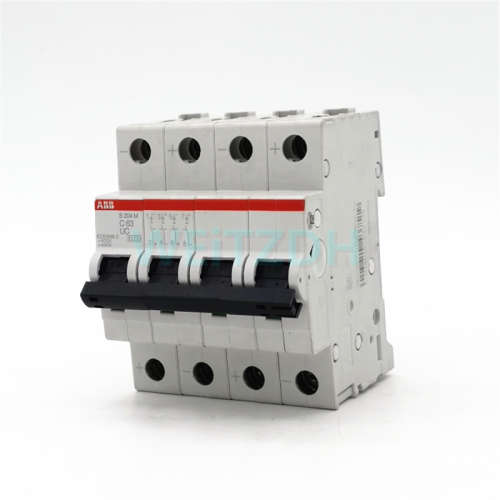 ABB S204M-C63UC 交直流440V三相四线 小型断路器4P空气开关 导轨