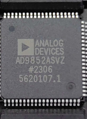 AD9852ASQZ AD9852ASQ 封装LQFP80 位数12耗散功率3200mW全新原装