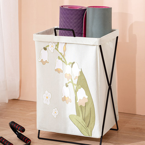 高颜值瑜珈垫收纳筐衣服脏衣篮