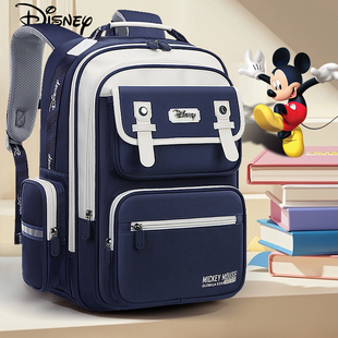 迪士尼儿童书包男小学生1-3年级4女孩5护脊6背包超轻大容量双肩包