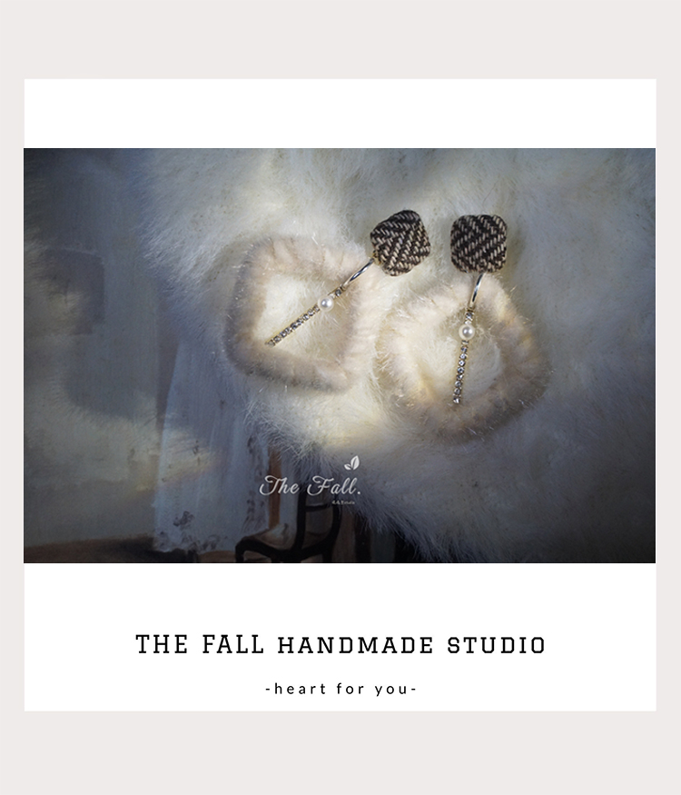 THEFALL£¨Âò¶þËÍÒ»£©ÅÍÆ¶¬ÈÕ´¿ÒøÃÞÂéÕë֯ˮõõë·½Ðζú»·¶ú¼Ð¶¤