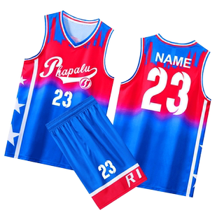 儿童篮球服套装定制比赛训练服男童夏季背心队服女球衣小学生服装