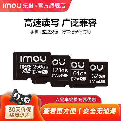 乐橙sd卡256g视频micro内存监控