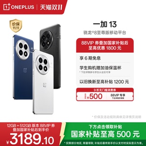 OPPO 一加 13 游戏手机骁龙 8 至尊版移动平台一加官方旗舰店政府补贴