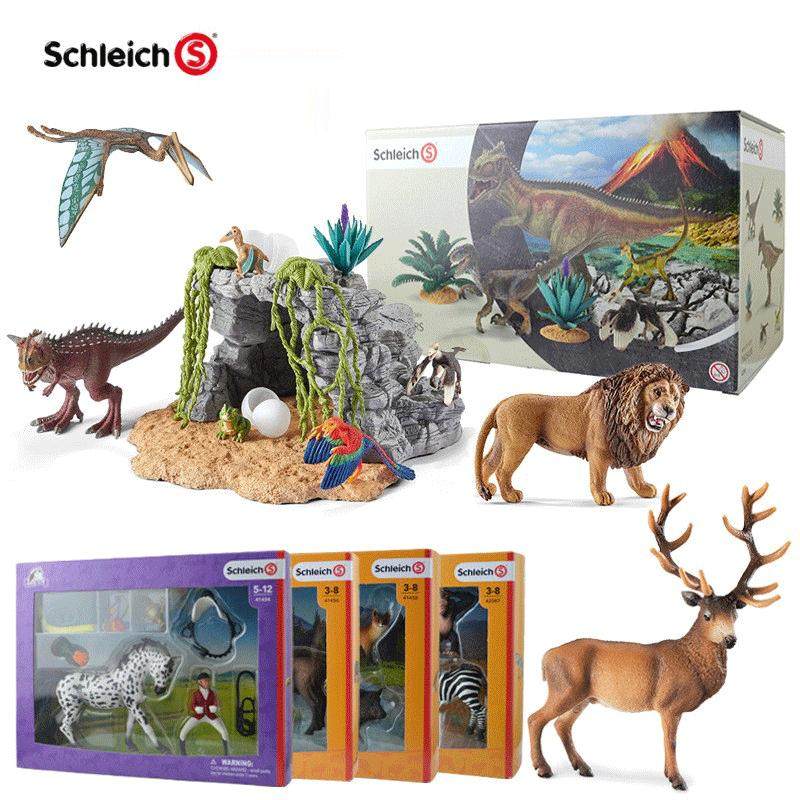 Schleich德国思乐仿真动物模型礼盒套装玩具野生动物入门套装恐龙,玩具/童车/益智/积木/模型,仿真/动物玩偶,淘宝优惠券,粉丝福利购,淘宝优惠卷