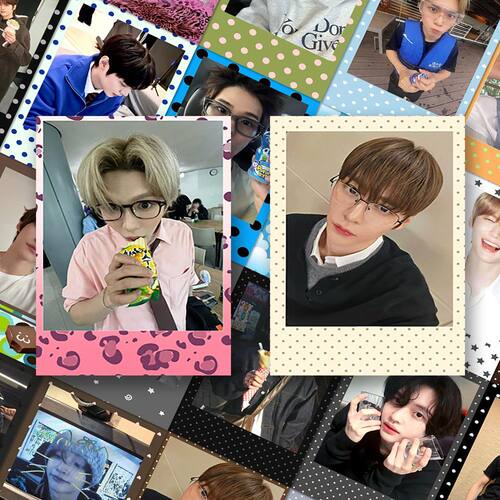 240张拉椅子贴纸新版RIIZE贴纸郑成灿宋银硕贴画物料kpop男团贴画