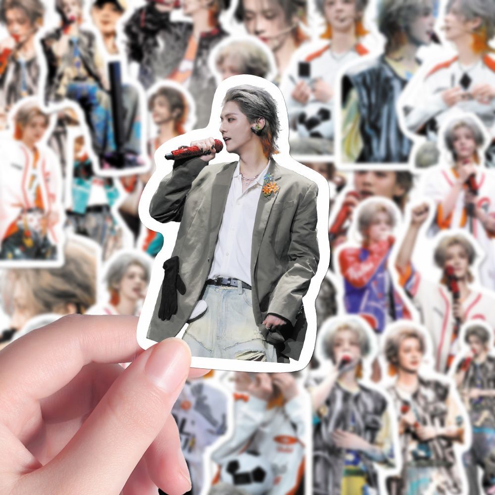 128贴鹿晗season4亚洲巡演贴纸七夕限定版小鹿角专属防水创意diy