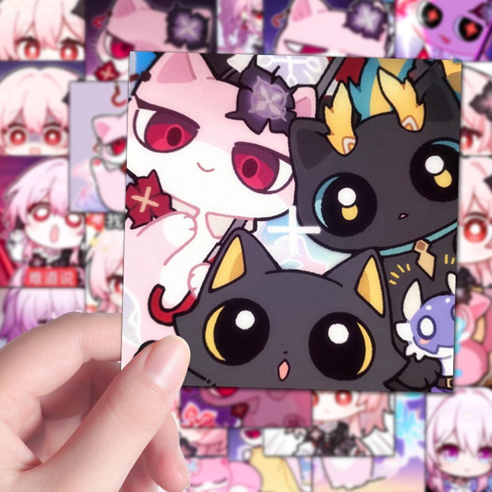 162贴长夜月贴纸崩坏星穹铁道Q版二次元头像可爱表情包diy手账本