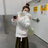 设计款2024新款撞色拼接加厚大毛领加厚棉衣8166-P165-K248，女装棉衣/棉服，浙宝173