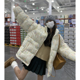 现货2024冬季新款刺绣短款宽松棉服B173-8316-P155-K238，女装棉衣/棉服，浙宝173