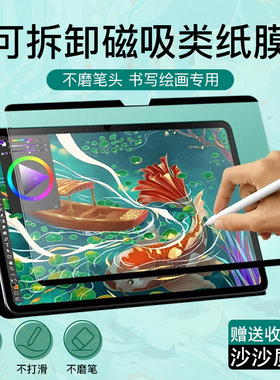 适用荣耀平板8类纸膜磁吸膜HEY-W09可拆卸12英寸绘图画画书写专用手写磨砂框贴吸附磁吸款